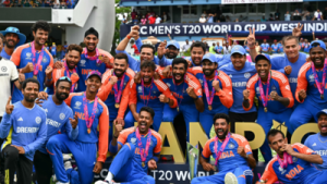 India Celebrates T20 World Cup Anniversary: Jadeja's Witty Reply to Retirement Teasing Steals the Show (Watch)