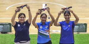 India's Shooters Strike Gold: Historic 50-Medal Haul at Asian Championship