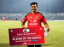 Taskin Ahmed Eyes Full Recovery After Netherlands Win, Cites Dew as Challenge