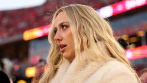 Brittany Mahomes' Game Day Style Steals the Show as Chiefs Fall to Eagles; Baby Sterling Makes Arrowhead Debut