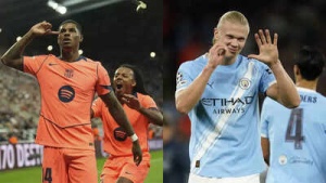 Rashford's Brace Powers Barcelona, Haaland Hits Milestone 50 as Man City Cruise in Champions League