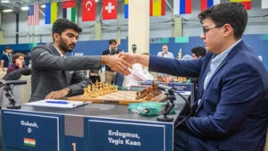 FIDE Grand Swiss: Chess Prodigy, 14, Holds World Champion Gukesh to Draw; Vaishali Leads Women's Field