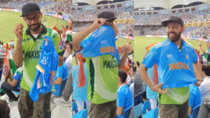 Pakistan Fan's Jersey Swap During India Match Goes Viral Amid Asia Cup Defeat