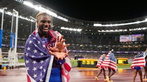 Lyles Anchors US to 4x100 Relay Gold; Botswana Stuns in 4x400 at World Athletics Championships