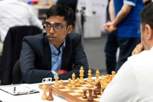 FIDE Grand Swiss: Praggnanandhaa Outplays Former Mentor Gelfand; Vaishali Claims Lead in Women's Tournament