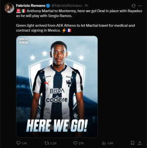 Anthony Martial Eyes Liga MX Revival with Monterrey After Disappointing European Stint