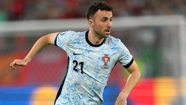 Diogo Jota celebrating a goal for Liverpool