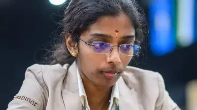 R Vaishali Secures Spot in Candidates 2026 After Grand Swiss Victory
OR
Vaishali Clinches Grand Swiss Title, Earns Candidates Tournament Berth
OR
R Vaishali Makes History, Qualifies for Candidates After FIDE Grand Swiss Win