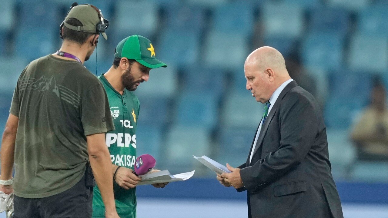 Salman Ali Agha and Andy Pycroft